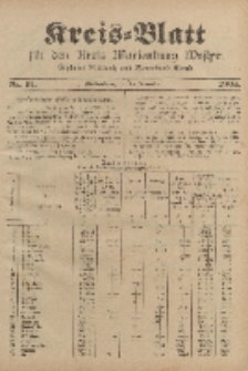 Kreis-Blatt für den Kreis Marienburg Westpreussen, 15. November, Nr 91.
