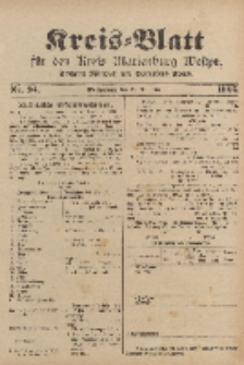 Kreis-Blatt für den Kreis Marienburg Westpreussen, 25. November, Nr 94.