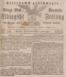 Elbingsche Zeitung, No. 59 Donnerstag, 24 Juli 1823