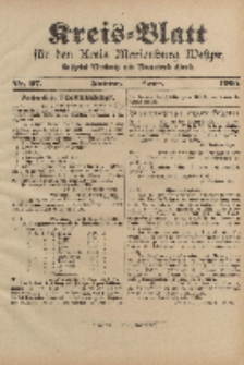 Kreis-Blatt für den Kreis Marienburg Westpreussen, 9. Dezember, Nr 97.