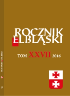 Rocznik Elbląski, T. 27
