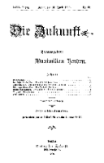 Die Zukunft, 10. April, Jahrg. XVII, Bd. 67, Nr 28.