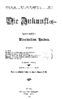Die Zukunft, 17. April, Jahrg. XVII, Bd. 67, Nr 29.