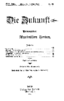 Die Zukunft, 8. Mai, Jahrg. XVII, Bd. 67, Nr 32.