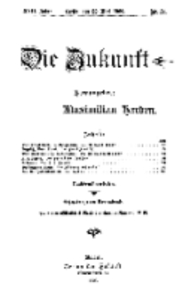 Die Zukunft, 22. Mai, Jahrg. XVII, Bd. 67, Nr 34.