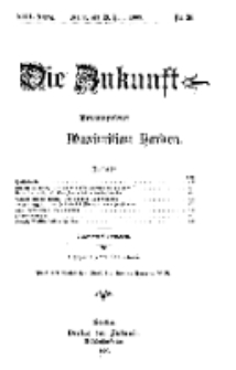 Die Zukunft, 19. Juni, Jahrg. XVII, Bd. 67, Nr 38.