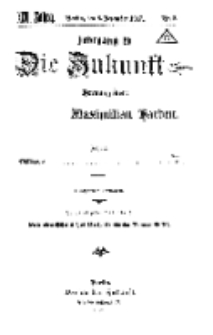 Die Zukunft, 8. Dezember, Jahrg. XXVI, Bd. 100, Nr 2.