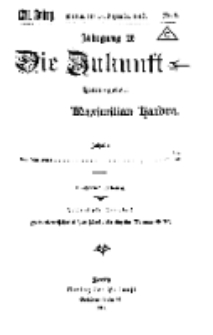 Die Zukunft, 15. Dezember, Jahrg. XXVI, Bd. 100, Nr 3.