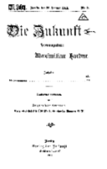 Die Zukunft, 26. Januar, Jahrg. XXVI, Bd. 100, Nr 9.