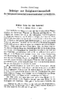 Archiv für Religionswissenschaft, 1926, Bd. 24, B. 2.