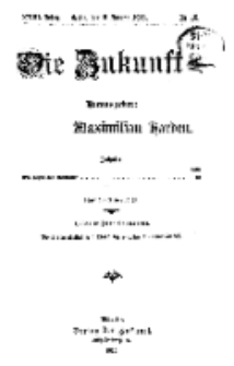 Die Zukunft, 9. Januar, Jahrg. XXIII, Bd. 90, Nr 15.