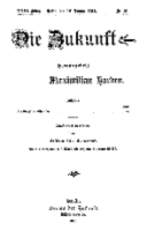 Die Zukunft, 16. Januar, Jahrg. XXIII, Bd. 90, Nr 16.