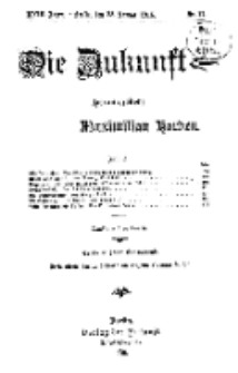 Die Zukunft, 23. Januar, Jahrg. XXIII, Bd. 90, Nr 17.