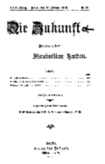 Die Zukunft, 13. Februar, Jahrg. XXIII, Bd. 90, Nr 20.