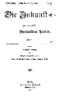 Die Zukunft, 13. März, Jahrg. XXIII, Bd. 90, Nr 24.