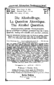 Die Alkoholfrage, 1921, Jg. XVII, H. 2, No 2.