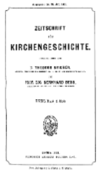 Zeitschrift für Kirchengeschichte, 1911, Bd. 32, H. 2.