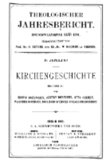 Theologischer Jahresbericht, 1901, Abteilung 4.