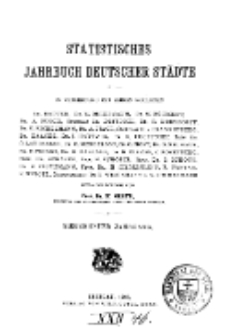 Statistisches Jahrbuch deutscher Städte, 1910