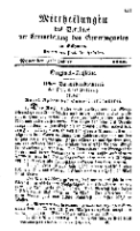 Mitteilungen für Gewerbe und Handel, November, 1843