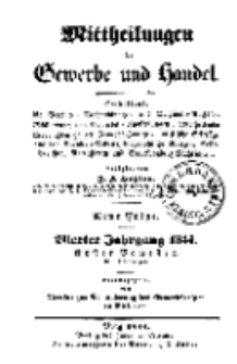 Mitteilungen für Gewerbe und Handel, Januar, 1844
