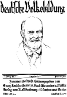 Deutsche Volksbildung, Jg. 3. Januar 1928, H. 2.