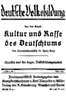 Deutsche Volksbildung, Jg. 4. Juni 1929, H. 5.