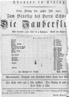 Die Zauberflöte - Emanuel Schickaneder