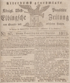 Elbingsche Zeitung, No. 97 Donnerstag, 4 Dezember 1823