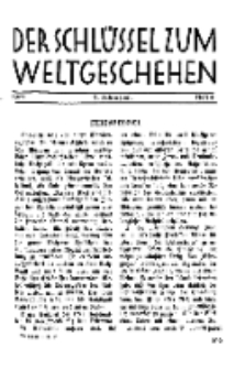 Der Schlüssel zum Weltgeschehen : Monatsschrift für reine und angewandte Welteiskunde, Jg.3. 1927, H. 4.