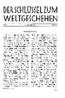 Der Schlüssel zum Weltgeschehen : Monatsschrift für reine und angewandte Welteiskunde, Jg.3. 1927, H. 9.
