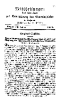 Mitteilungen für Gewerbe und Handel, August, 1842