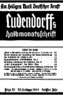 Am Heiligen Quell Deutscher Kraft, 20. August 1935, Folge 10.