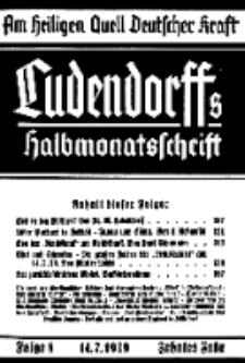 Am Heiligen Quell Deutscher Kraft, 14. Juli 1939, Folge 8.