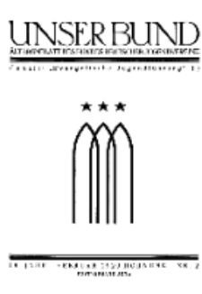 Unser Bund: Älterenblatt des Bundes deutscher Jugendvereine, Jg. 18. Februar 1929, Nr 2.