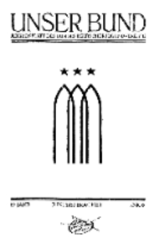 Unser Bund: Älterenblatt des Bundes deutscher Jugendvereine, Jg. 19. Juni 1930, Nr 6.