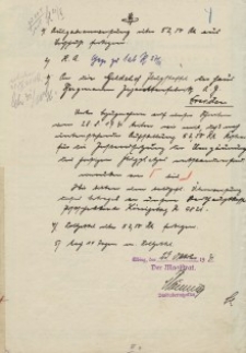 Magistrat - Straż Lotnicza w Elblągu - korespondencja (23.10.1931 r.)