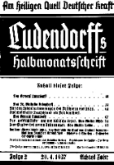 Am Heiligen Quell Deutscher Kraft, 20. April 1937, Folge 2.