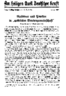 Am Heiligen Quell Deutscher Kraft, 20. Mai 1937, Folge 4.