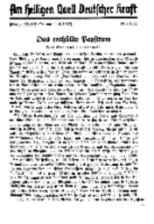 Am Heiligen Quell Deutscher Kraft, 20. Juni 1937, Folge 6.
