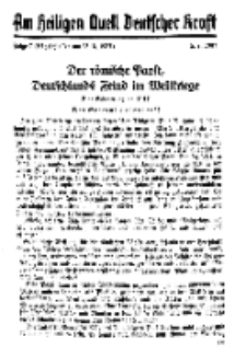 Am Heiligen Quell Deutscher Kraft, 5. Juli 1937, Folge 7.