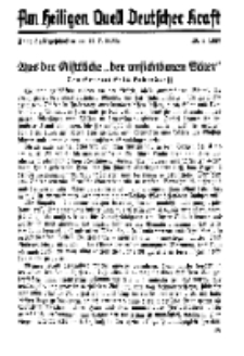 Am Heiligen Quell Deutscher Kraft, 20. Juli 1937, Folge 8.
