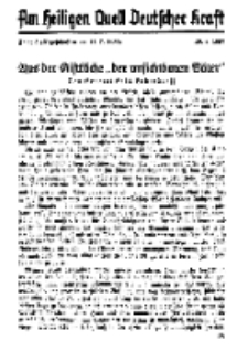 Am Heiligen Quell Deutscher Kraft, 20. Juli 1937, Folge 8.