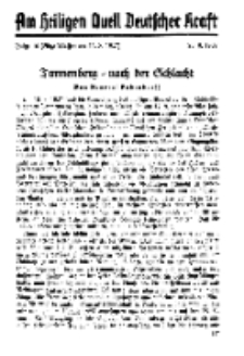 Am Heiligen Quell Deutscher Kraft, 20. August 1937, Folge 10.