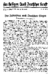 Am Heiligen Quell Deutscher Kraft, 20. Oktober 1937, Folge 14.