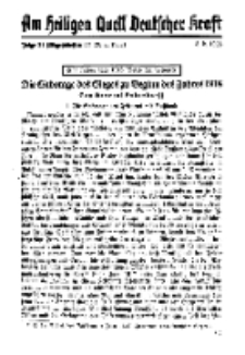 Am Heiligen Quell Deutscher Kraft, 5. Februar 1938, Folge 21.