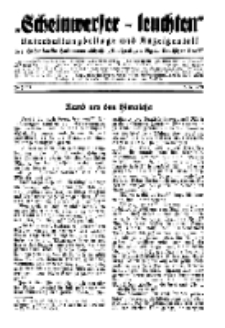 "Scheinwerfer-Leuchten"...Am Heiligen Quell Deutscher Kraft, 5. Januar 1939, Folge 19.