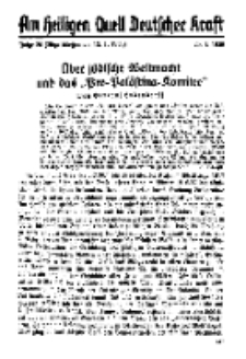 Am Heiligen Quell Deutscher Kraft, 20. Januar 1939, Folge 20.