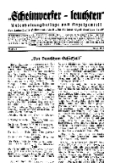 "Scheinwerfer-Leuchten"...Am Heiligen Quell Deutscher Kraft, 20. Januar 1939, Folge 20.