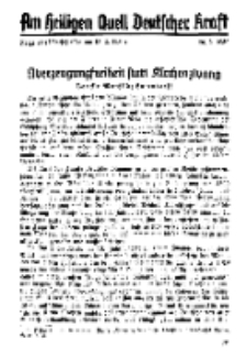 Am Heiligen Quell Deutscher Kraft, 20. Februar 1939, Folge 22.